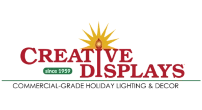 Creative Displays logo with since 1959 tagline